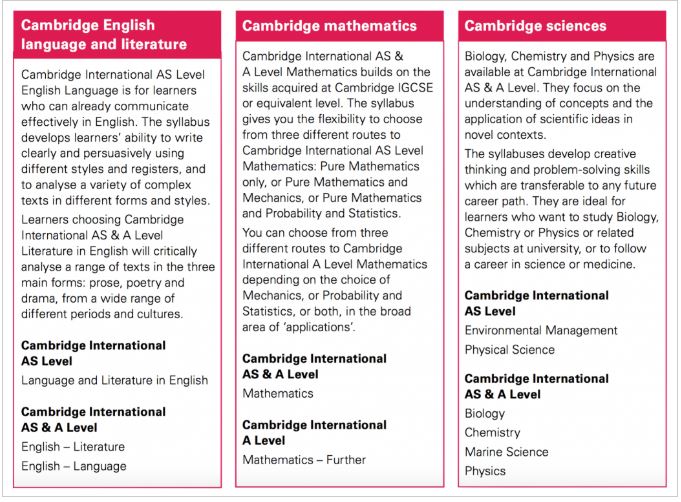 Cambridge Assessment International, IGCSE